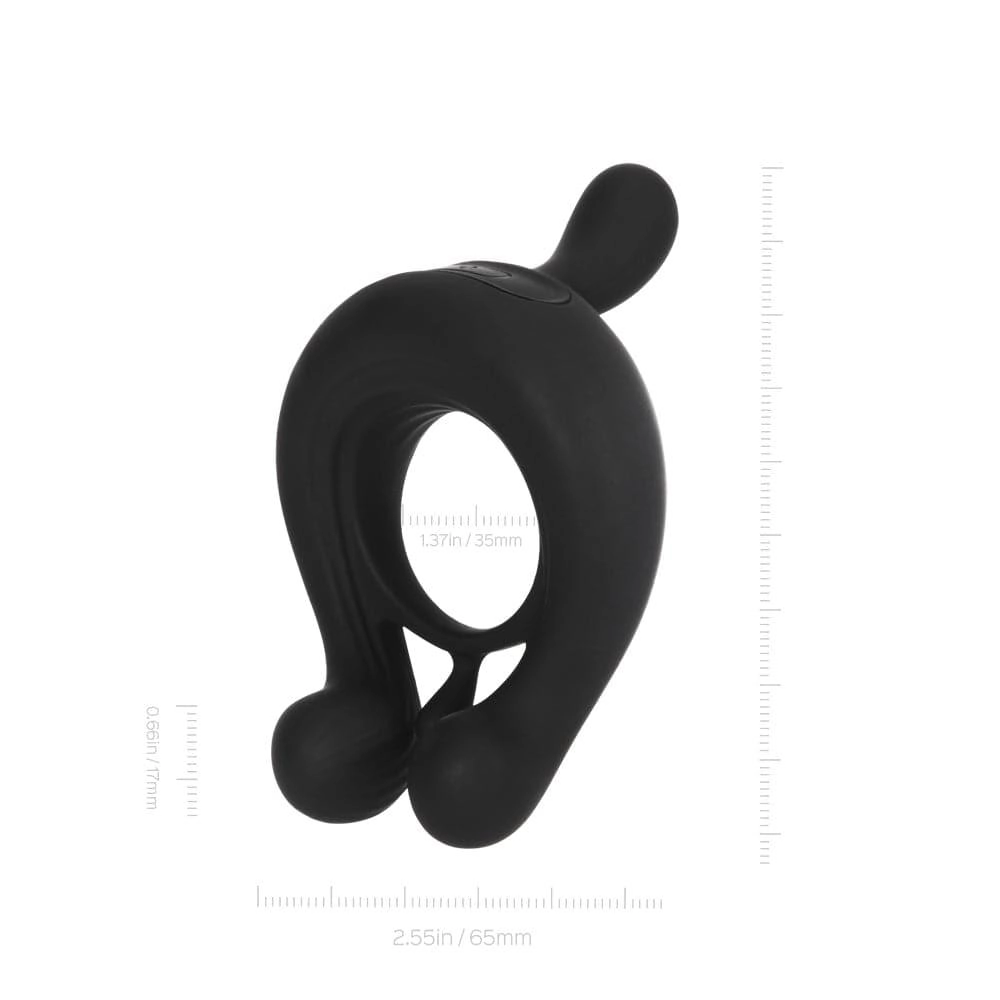 Kairos - Vibrating Cock Ring with 3 Bullets