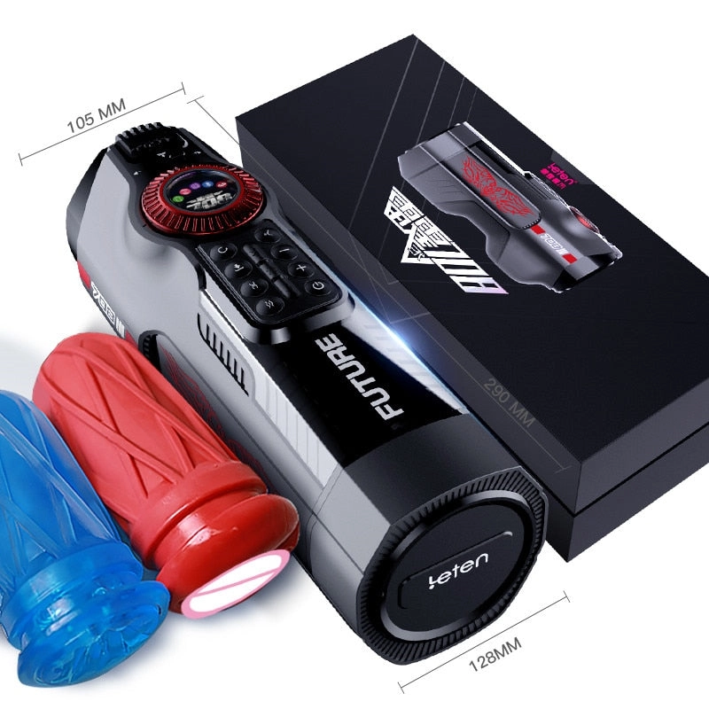 Leten 708 III Electric Male Masturbator Automatic Piston Heating Oral Sucking Blowjob Sex Toy for Men