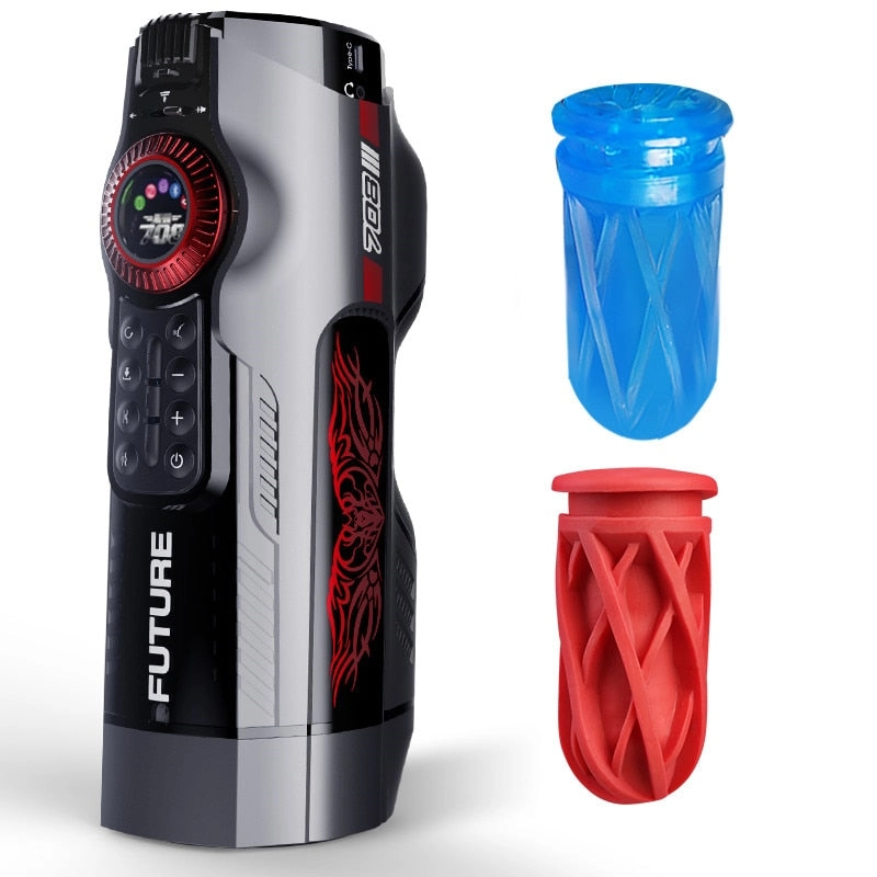 Leten 708 III Electric Male Masturbator Automatic Piston Heating Oral Sucking Blowjob Sex Toy for Men