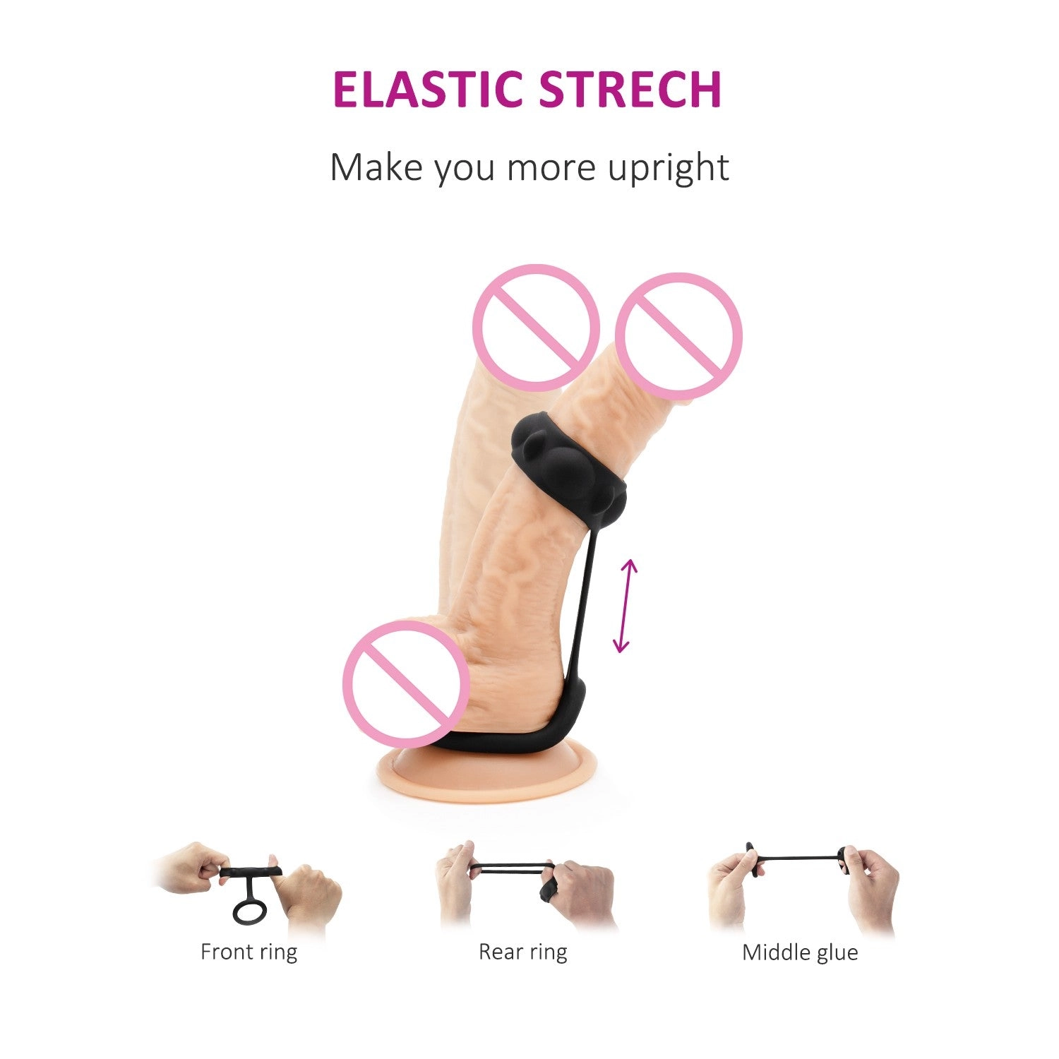 Lordeing Platinum Silicone Penis Ring Making More Intense Stimulation - Laphwing