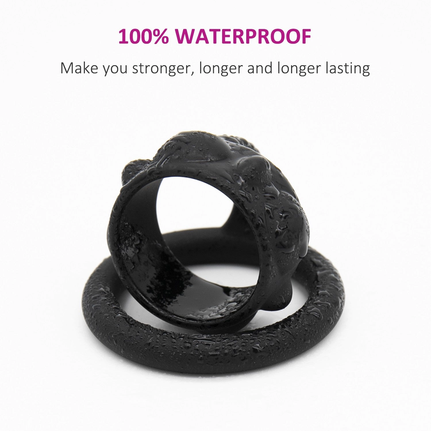 Lordeing Platinum Silicone Penis Ring Making More Intense Stimulation - Laphwing