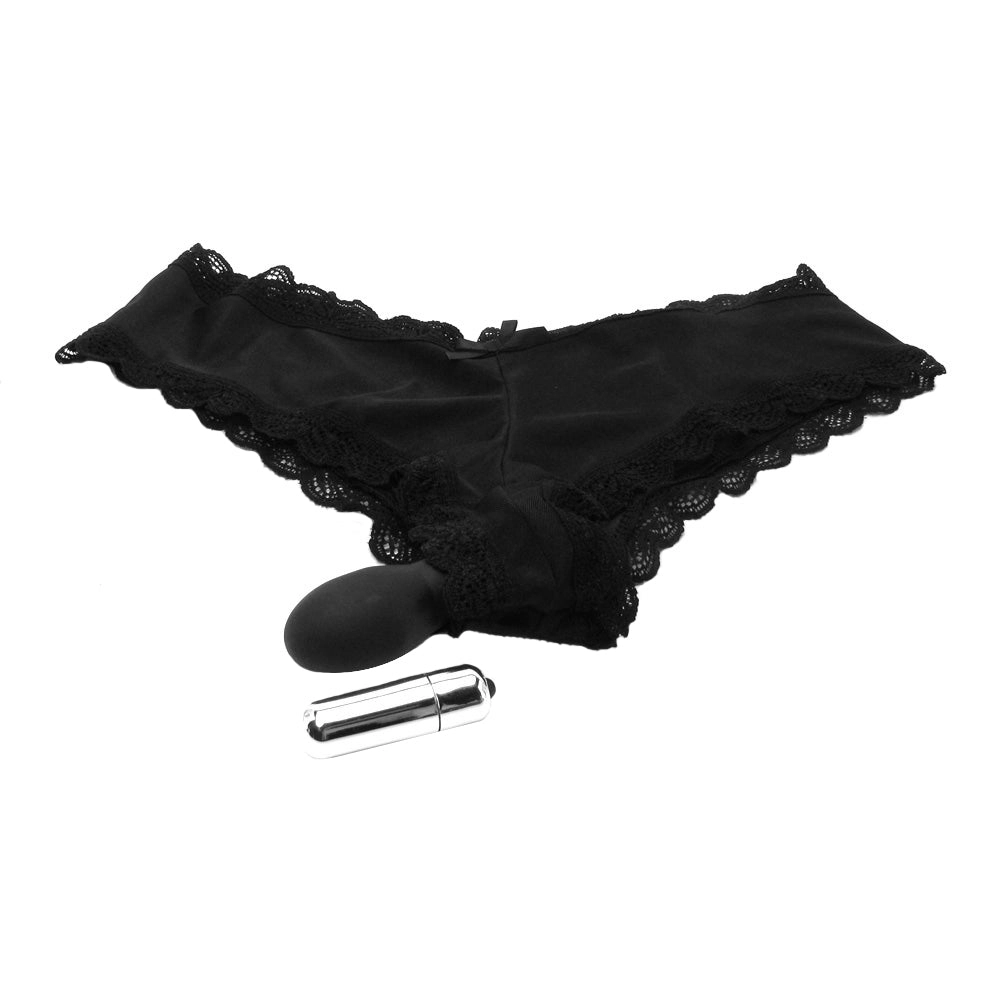Love Rider Vibrating Panties in Black