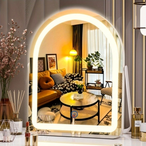 Mpow Lighted Makeup Mirror with 3-Color Dimmable Lighting
