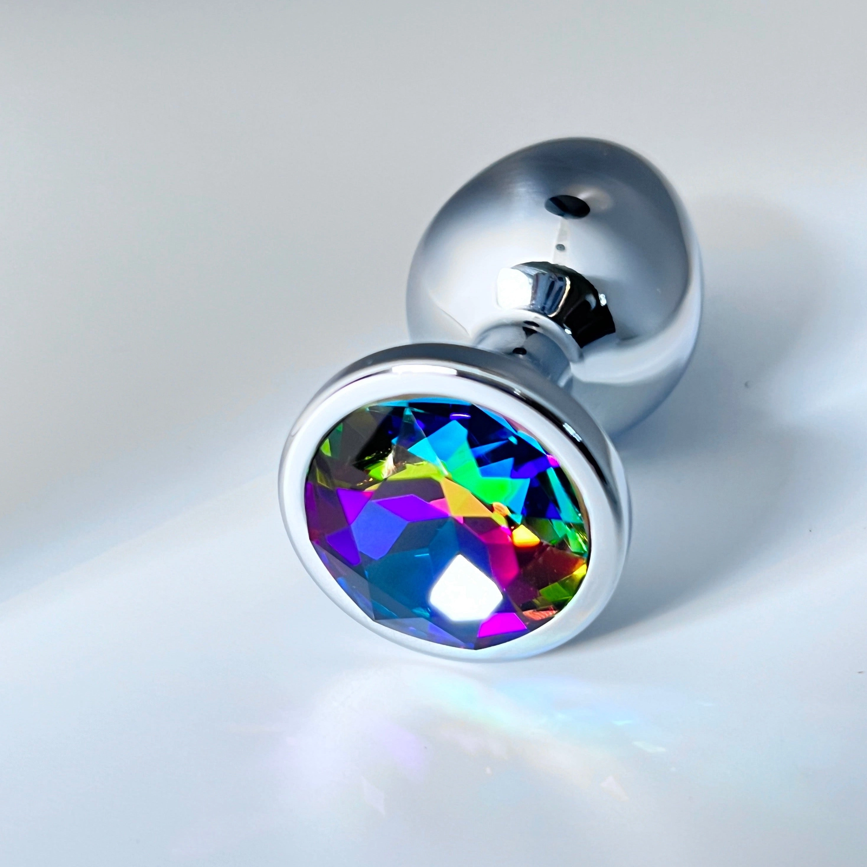 Multicolor Glass Jewelry Butt plug