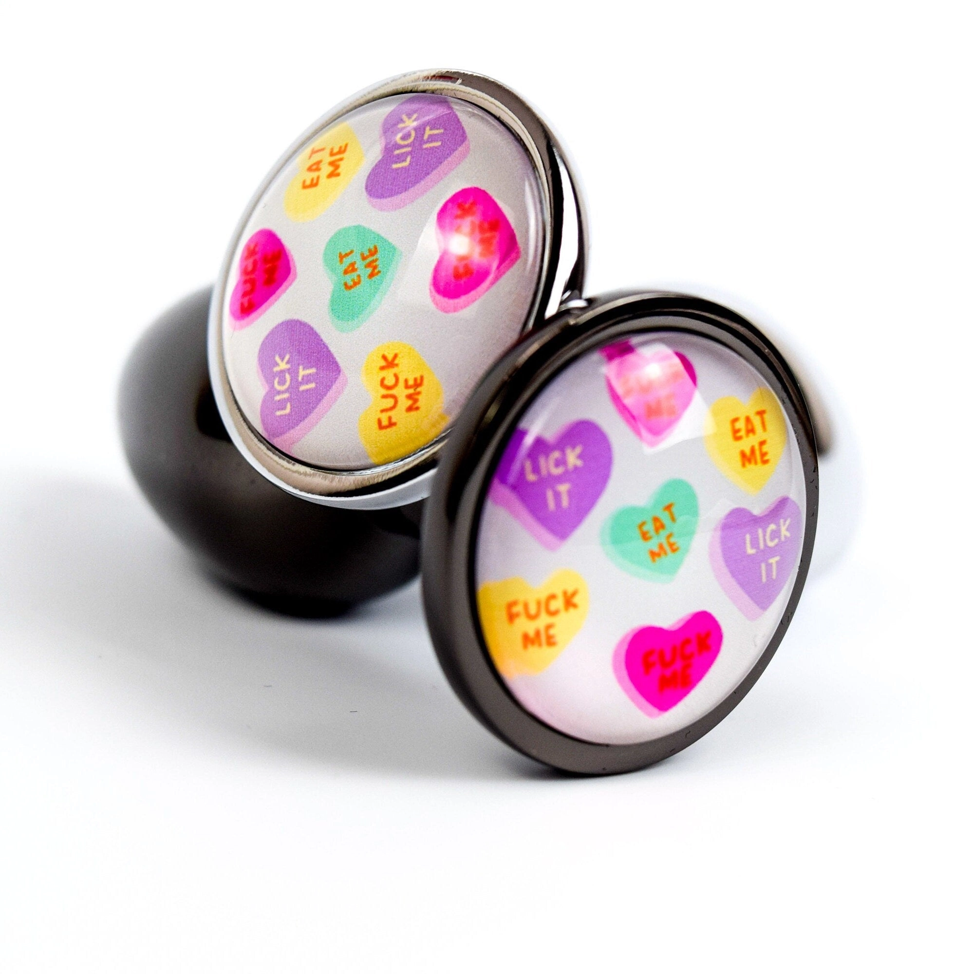 Naughty Conversation Hearts Butt Plug