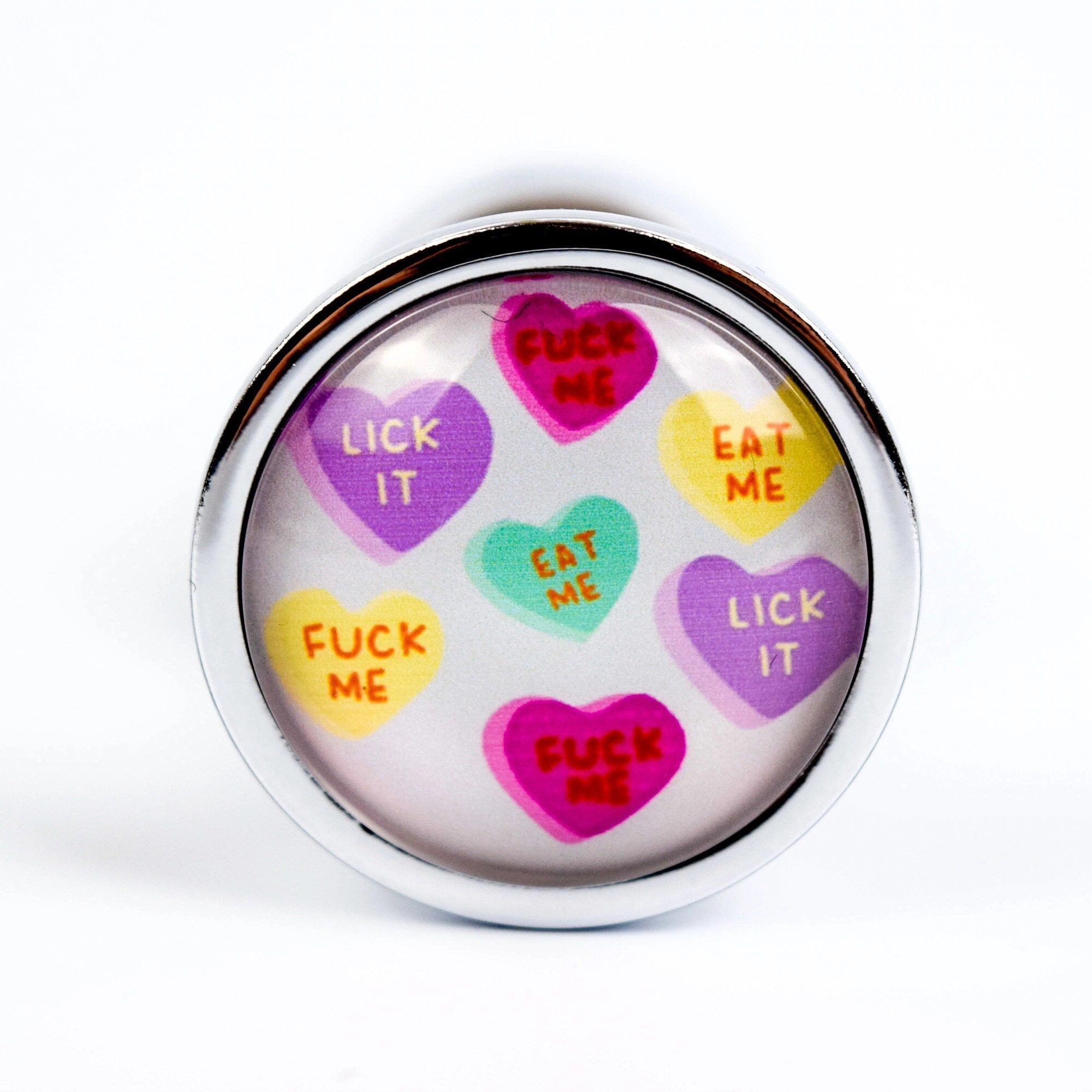 Naughty Conversation Hearts Butt Plug
