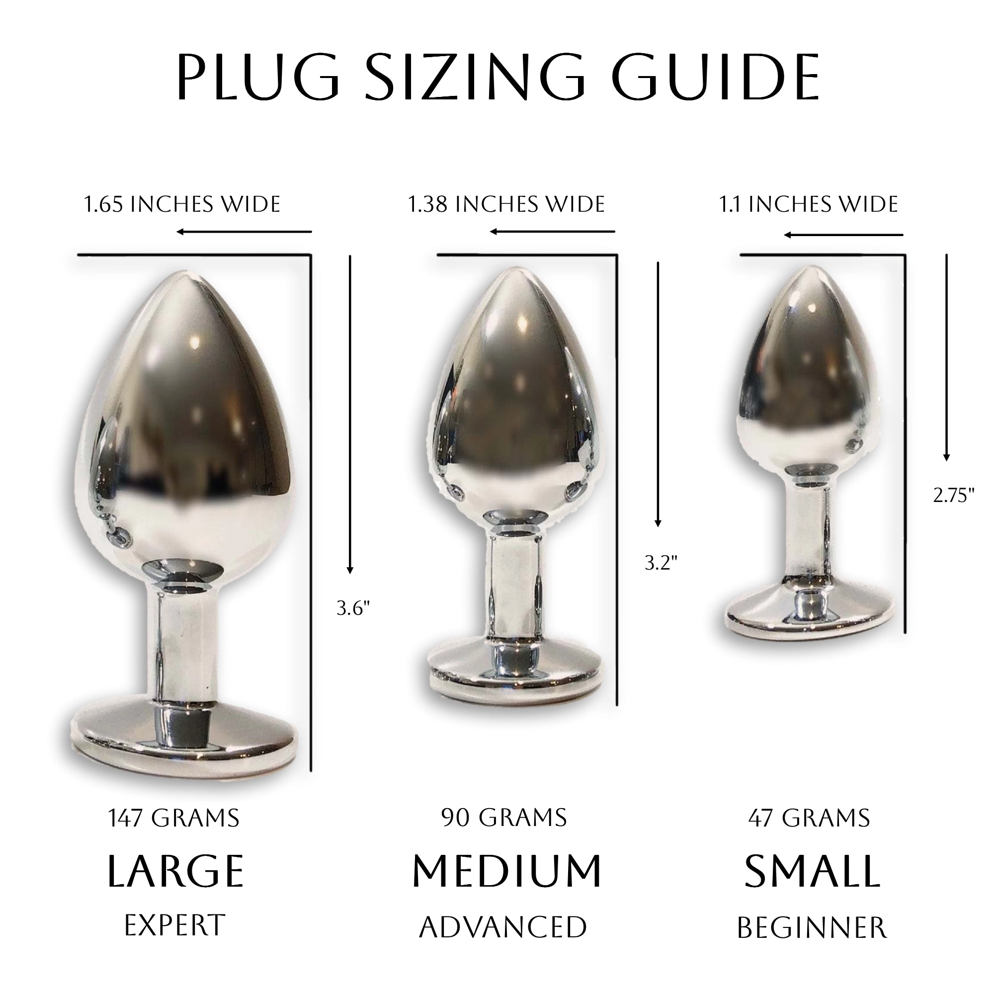 Ocean Waves Glass Gemstone Butt plug