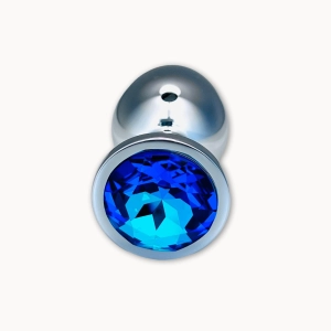 Ocean Waves Glass Gemstone Butt plug
