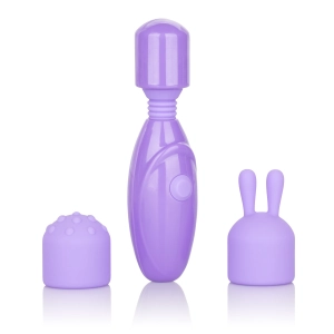 Olivia Mini Massager Kit: 3 Vibrations, 2 Attachments, Waterproof Fun!