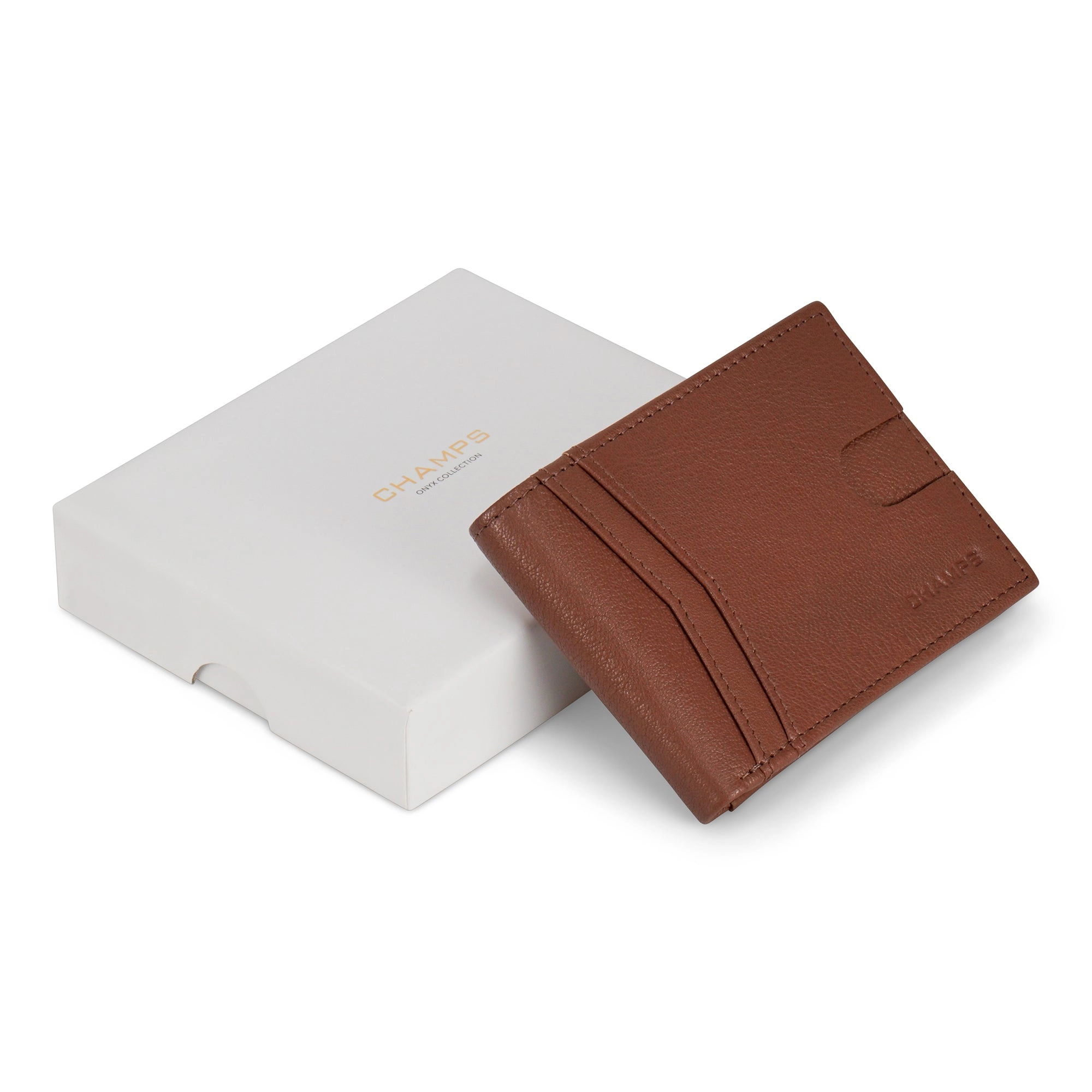 Onyx / Leather Access Top Wing Wallet *Drop Ship*