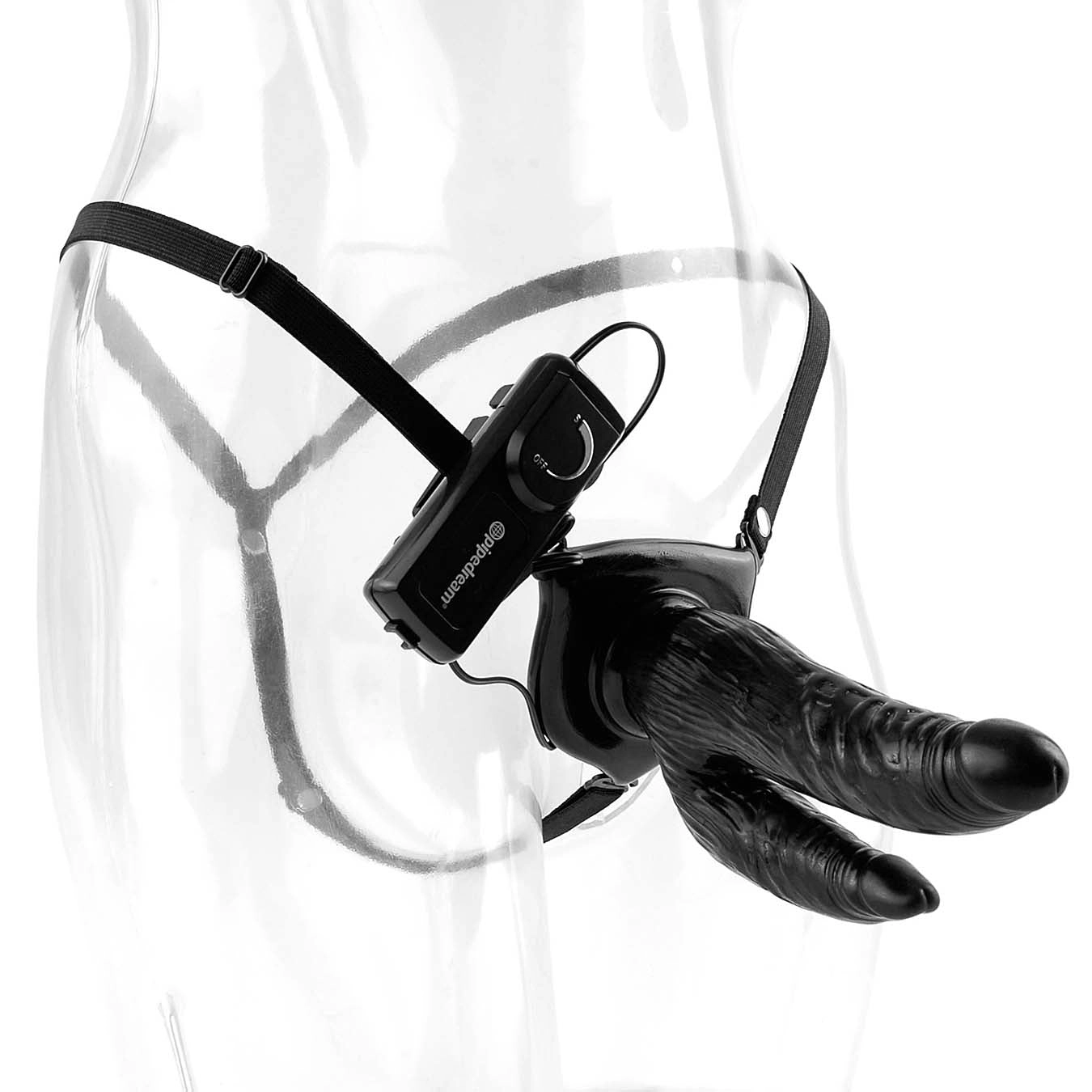 Pipedream - Fetish Fantasy Series Vibrating Dual Penetrator - Black