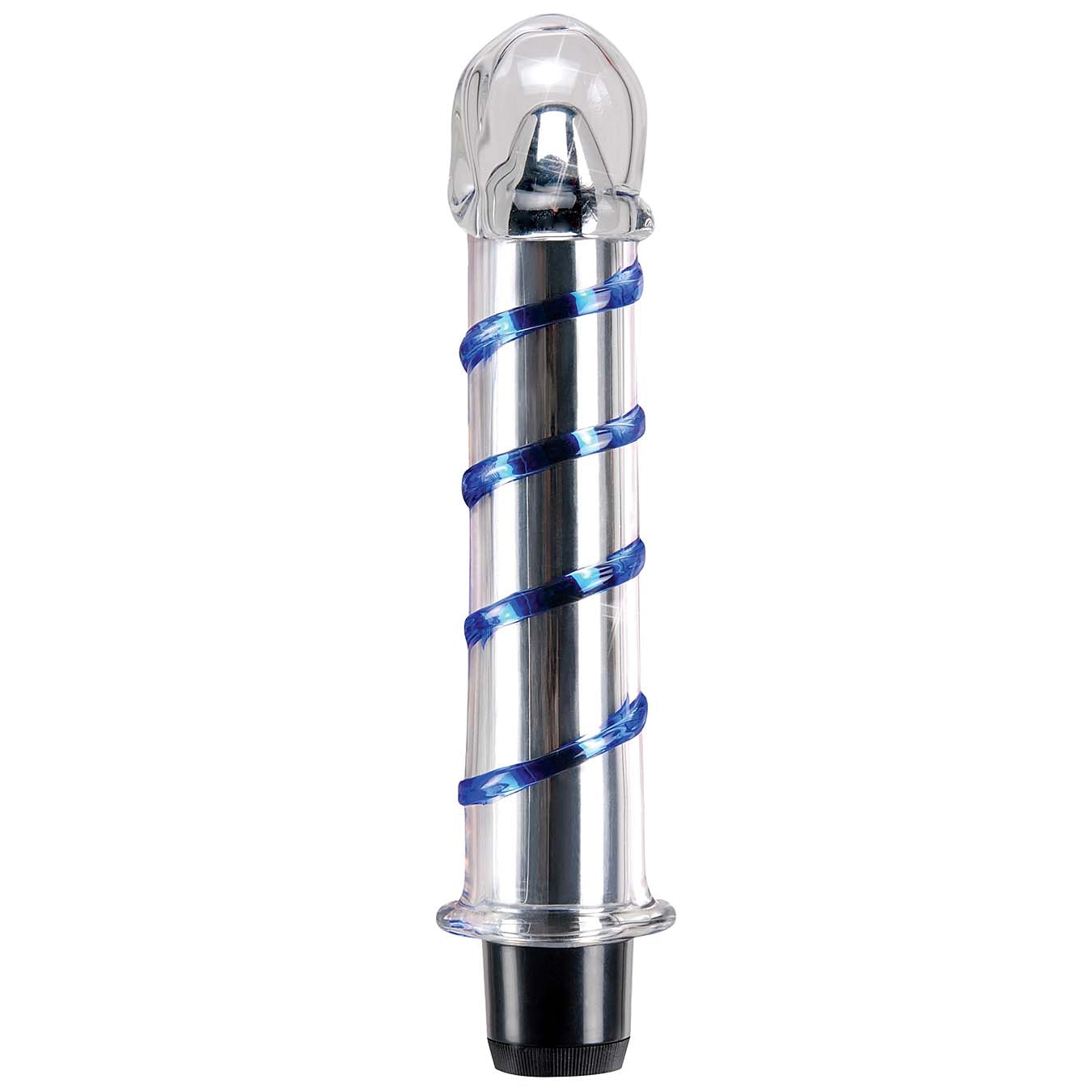 Pipedream - Icicles No.20 - Waterproof Glass Vibrator - Blue Swril 7