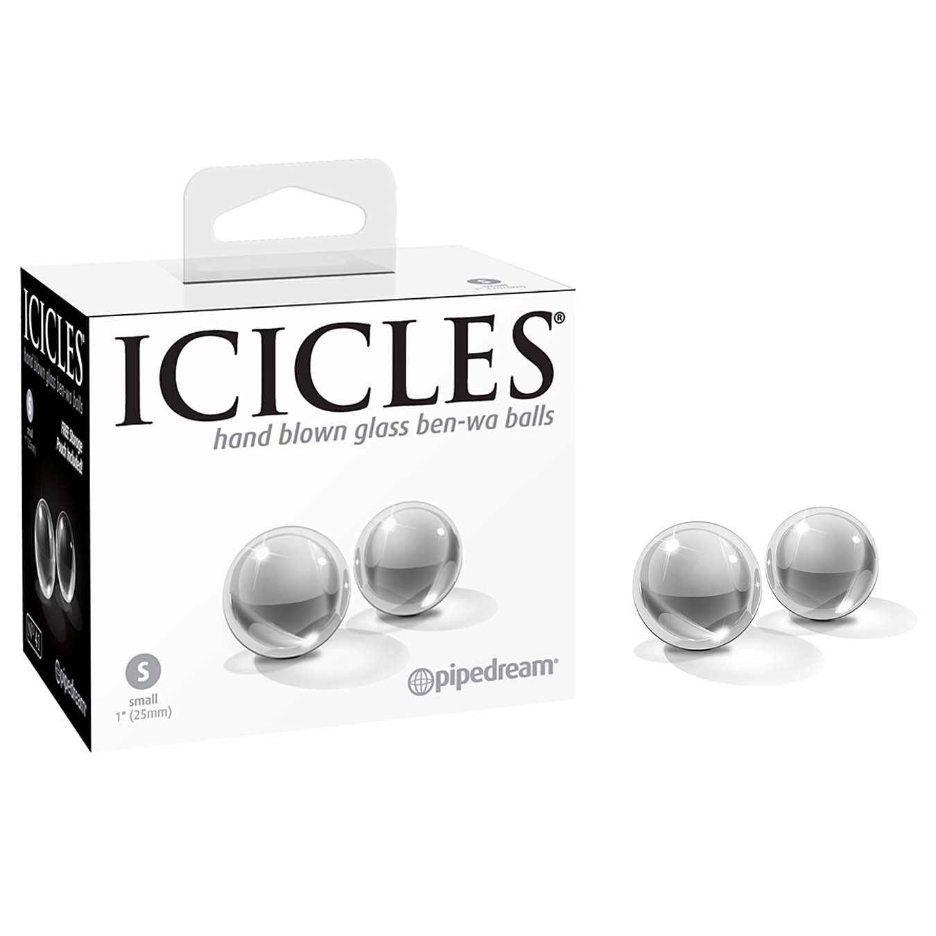 Pipedream - Icicles No.41 Glass Ben Wa Balls - Small