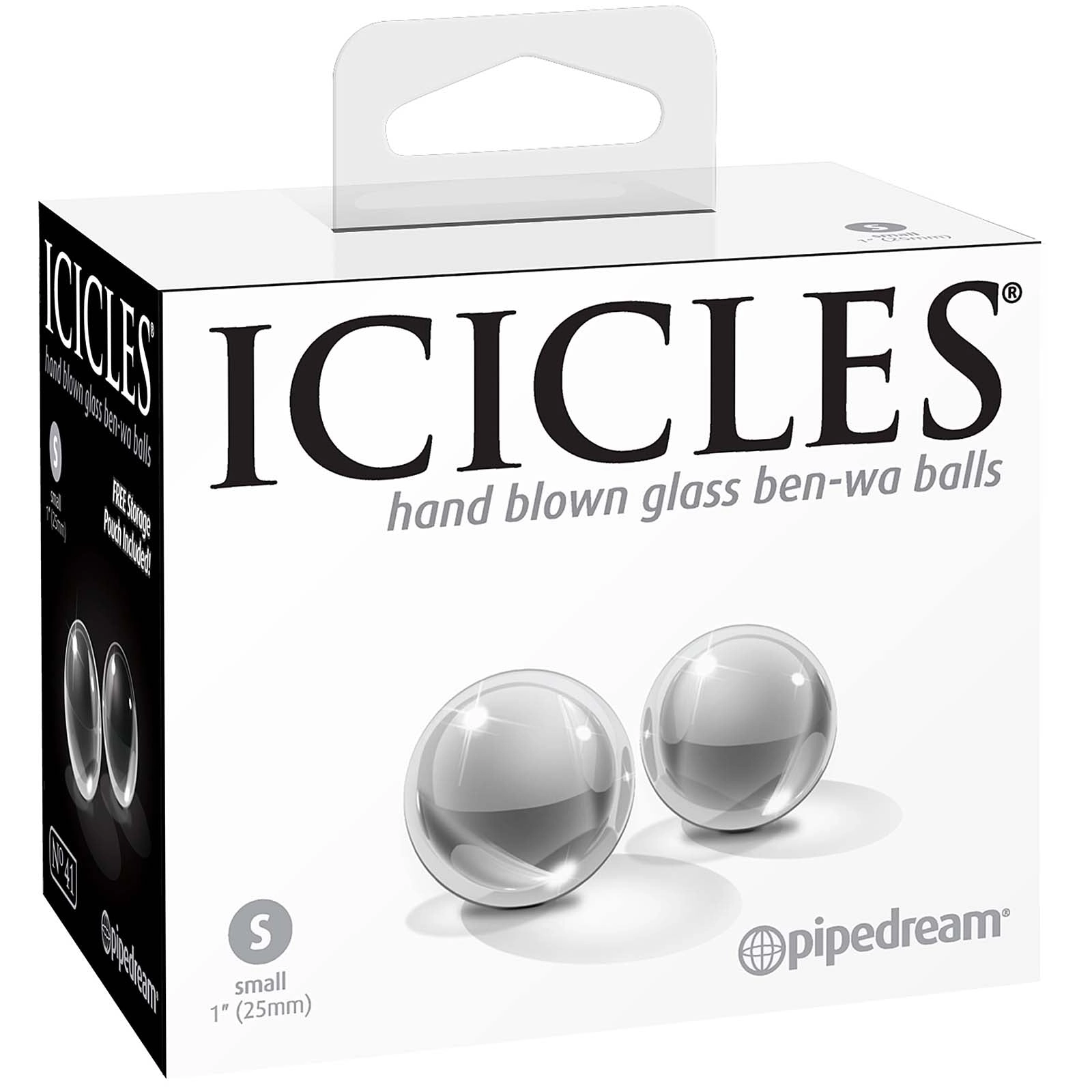 Pipedream - Icicles No.41 Glass Ben Wa Balls - Small