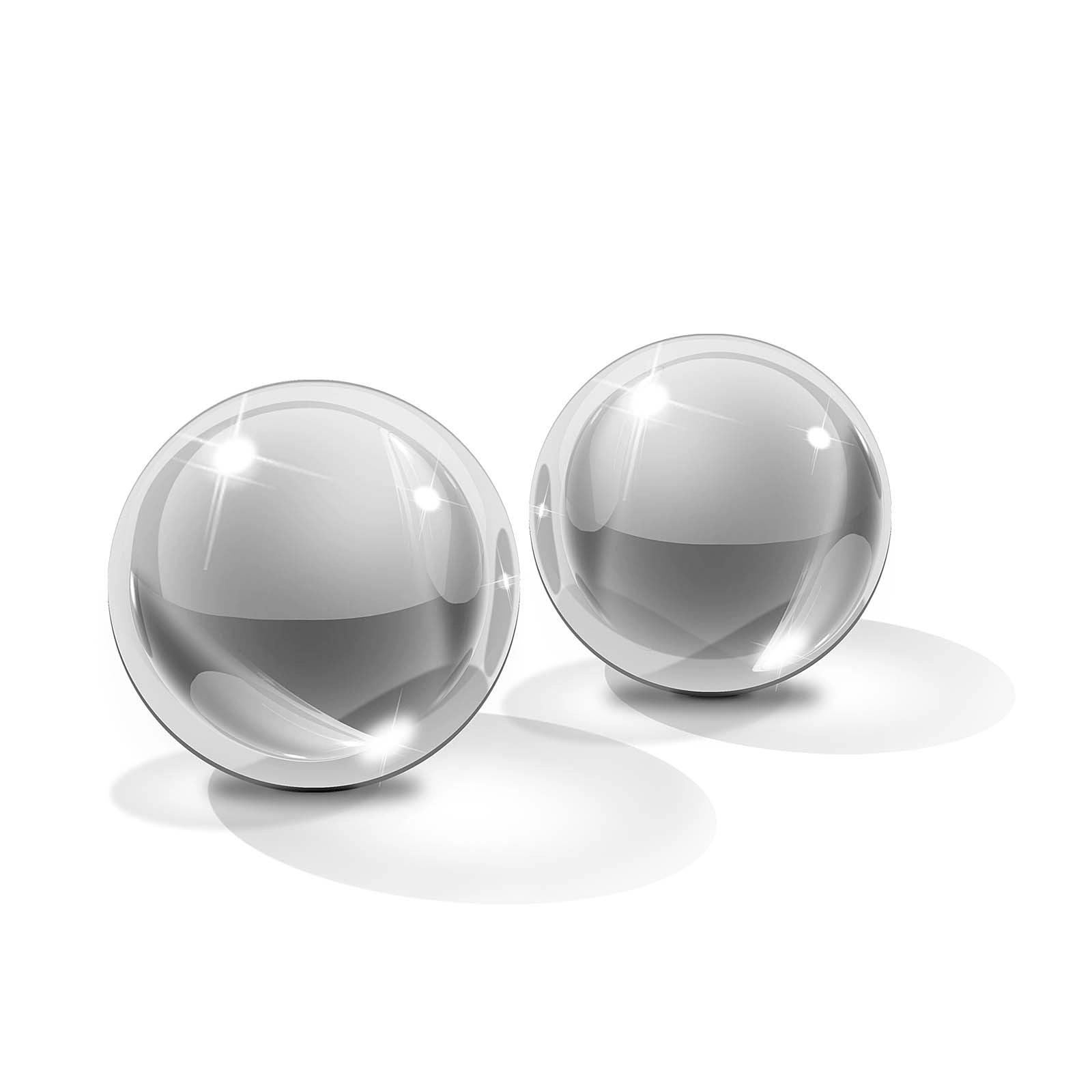 Pipedream - Icicles No.42-Ben Wa Balls - Clear Medium 1.2