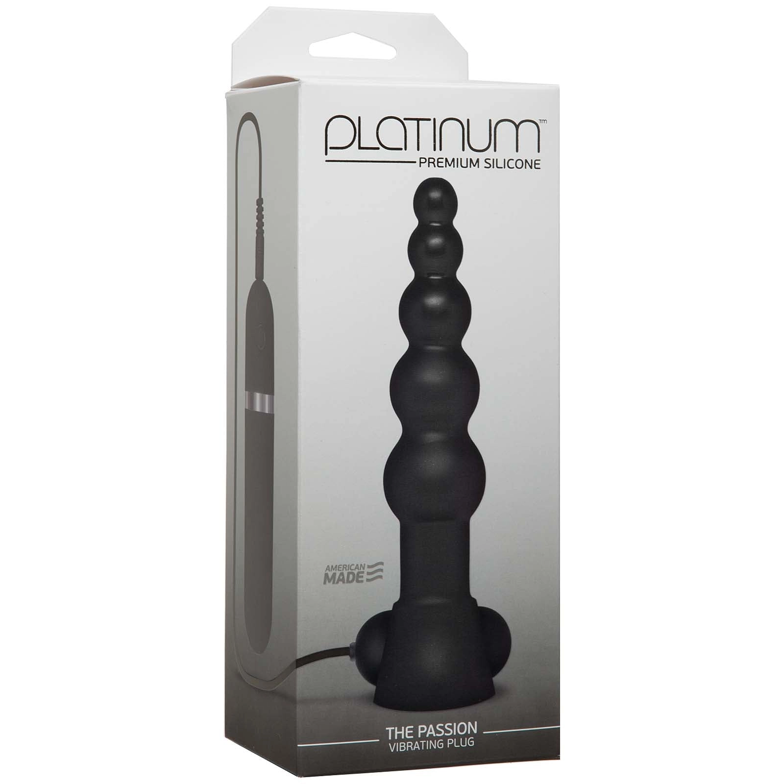 Platinum – The Passion Vibrating Plug – Black