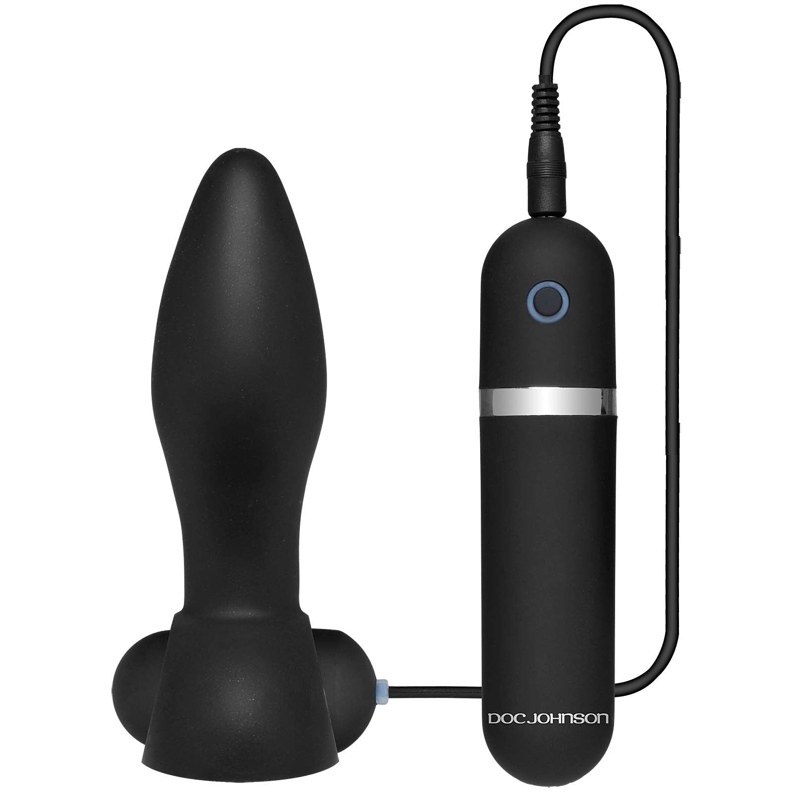 Platinum The Touch Vibrating Plug – Black