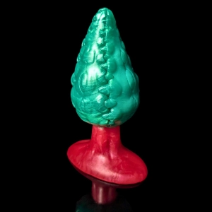 Premade Large Audrey - Split Bright Cherry and Kreature Green - Extra Firm Firmness