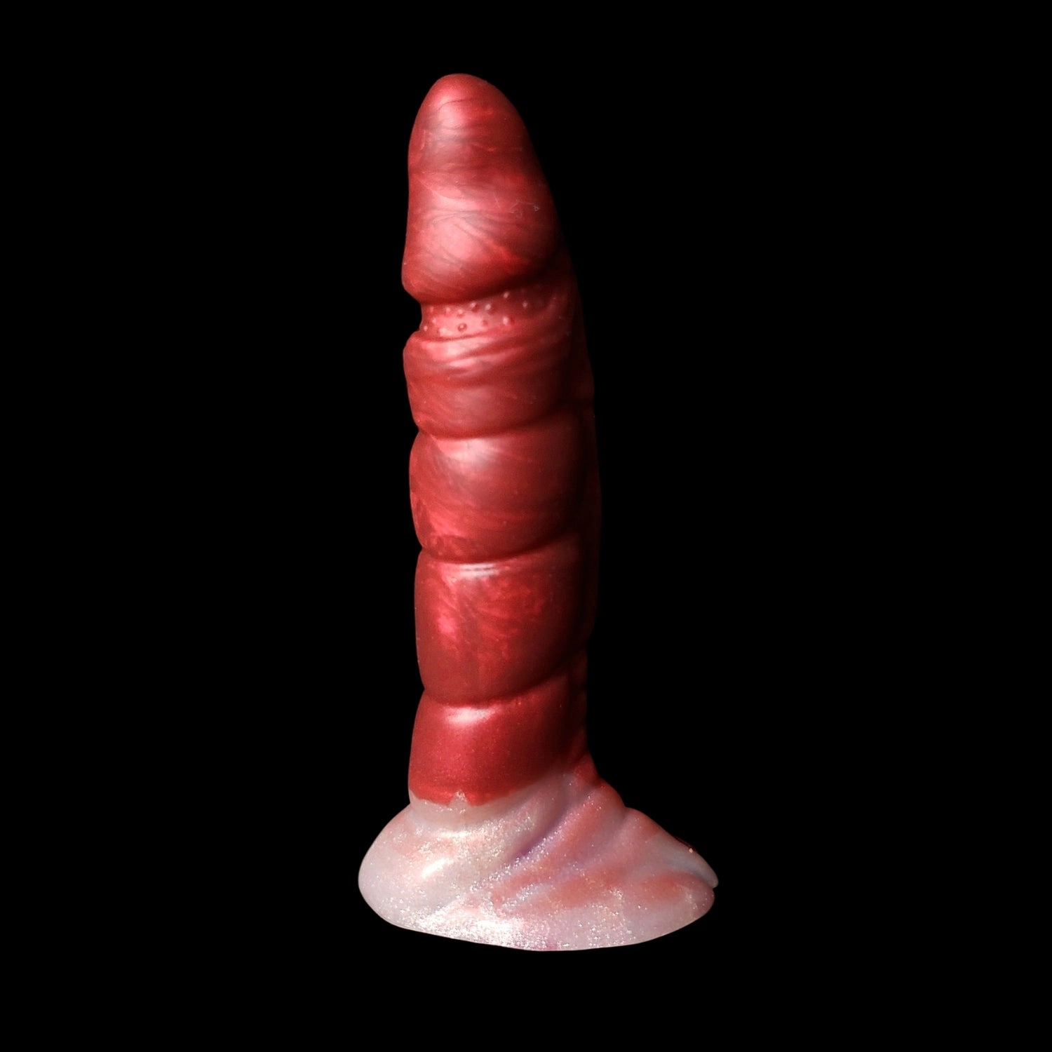 Premade Small Kezax - Split Blood Red / Sparkle White - Classic Firmness