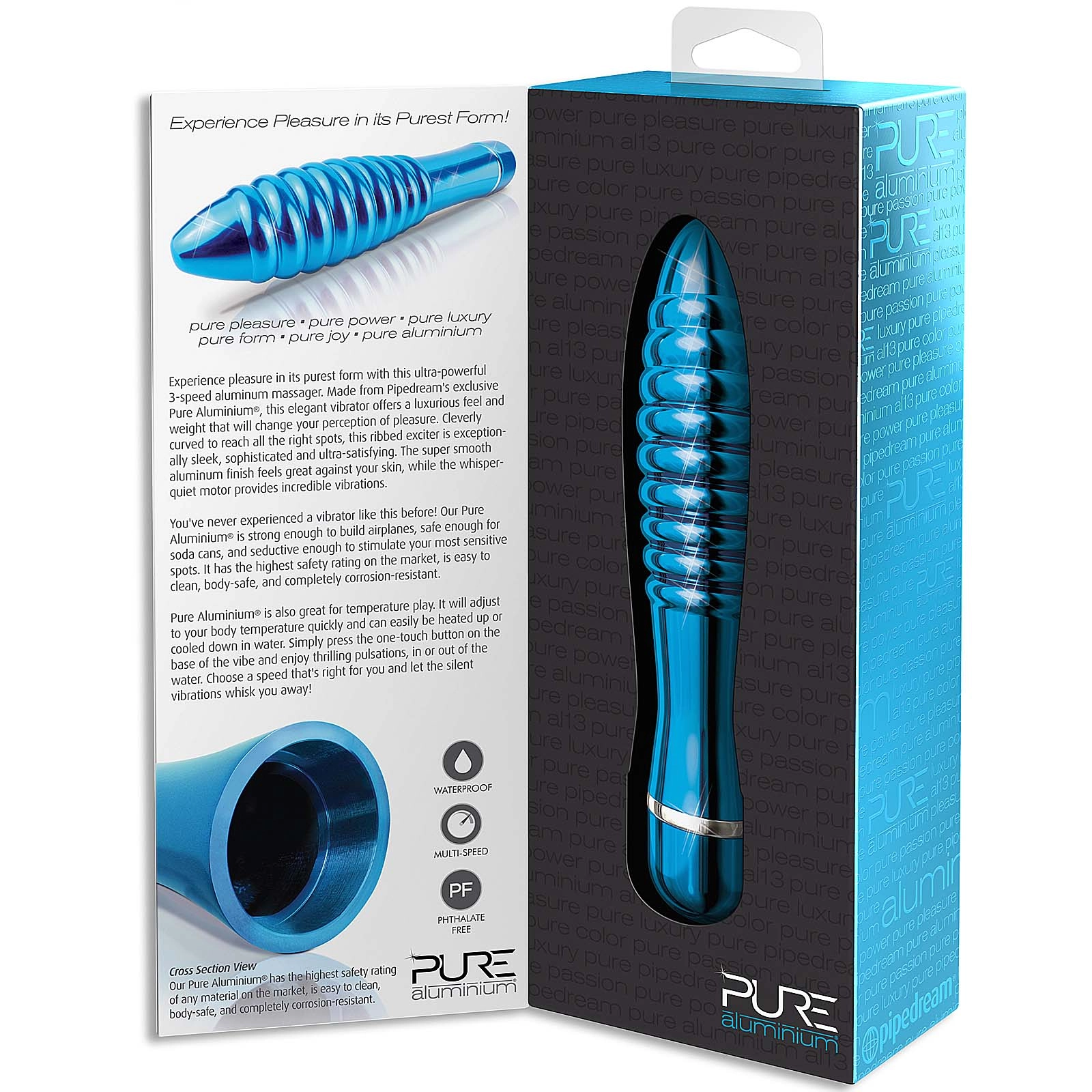 Pure Aluminium Large-Blue