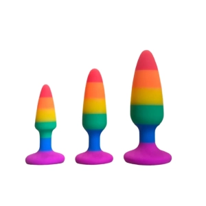 Rainbow Beginner Butt Plug Starter Set (3 Sizes)