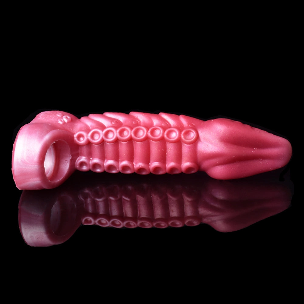 Rainbow Tentacle 8.3 Penis Sleeve Extender With Soft Liquid Silicone Material - Laphwing
