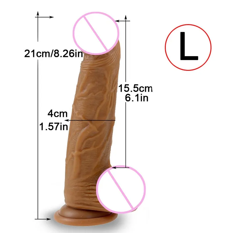 Realistic Dildo Huge Big Penis With Suction Cup Sex Toys for Woman Strapon Female Masturbation