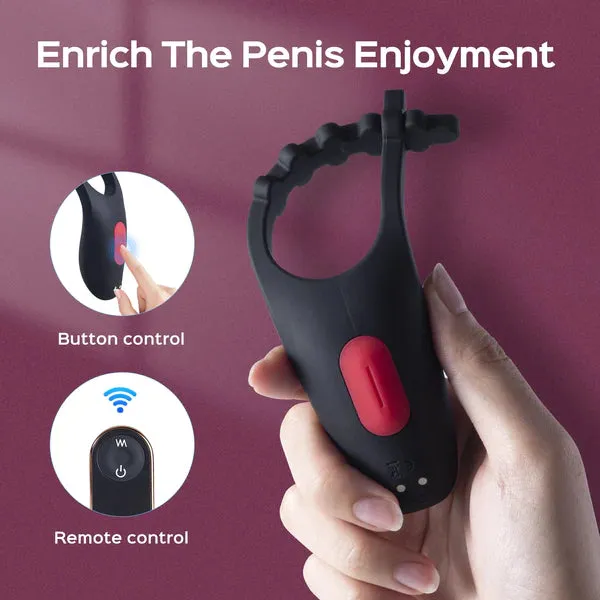 Ringkle - Stretchy Vibrating Penis Ring Scrotum Massager