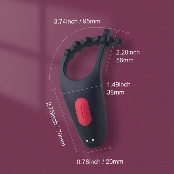 Ringkle - Stretchy Vibrating Penis Ring Scrotum Massager