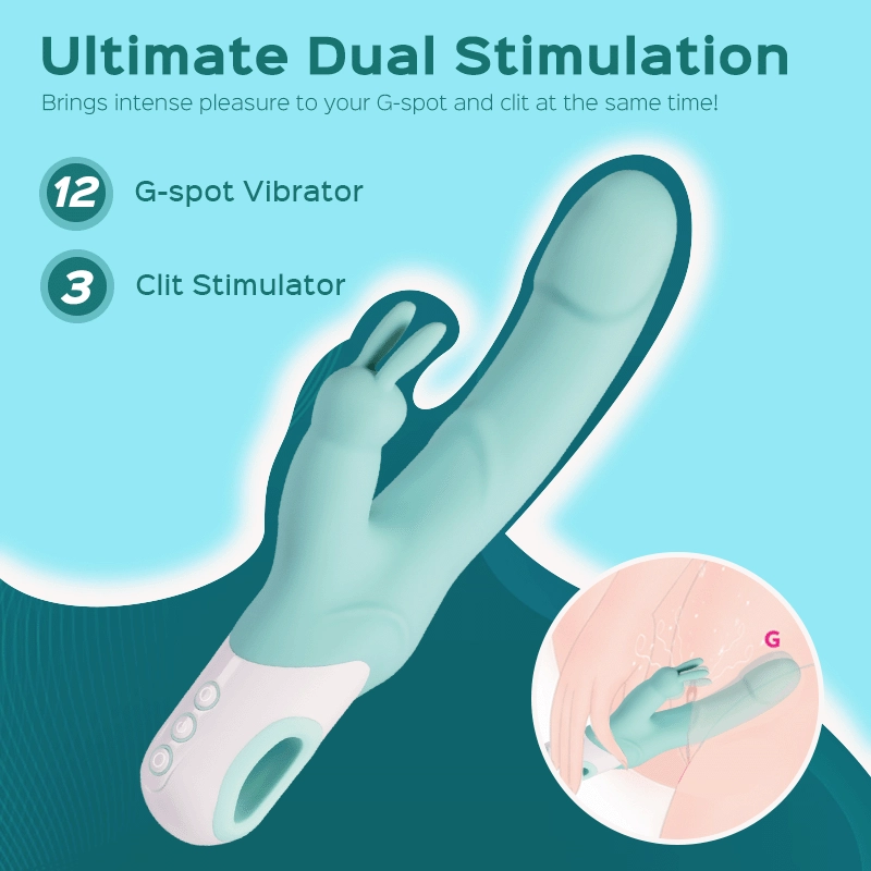 Salty Bunny - G-spot and Clit Stimulator Rabbit Vibrator 