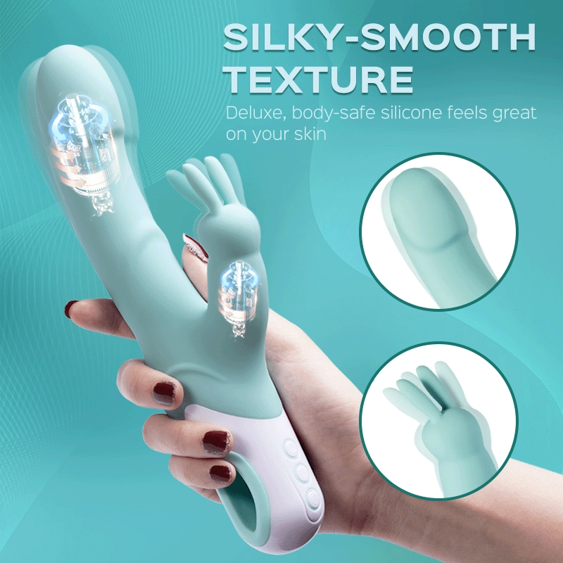 Salty Bunny - G-spot and Clit Stimulator Rabbit Vibrator 