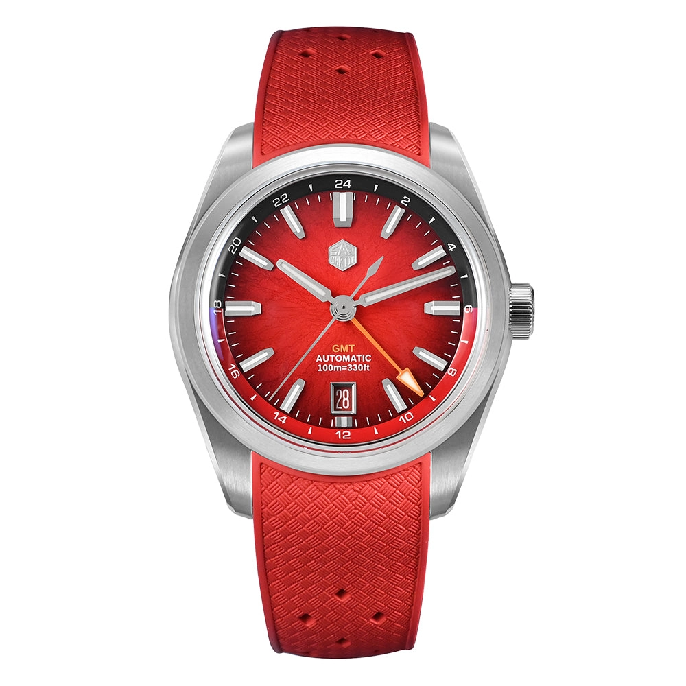 San Martin Miyota 9075 GMT 39mm Watch SN0144