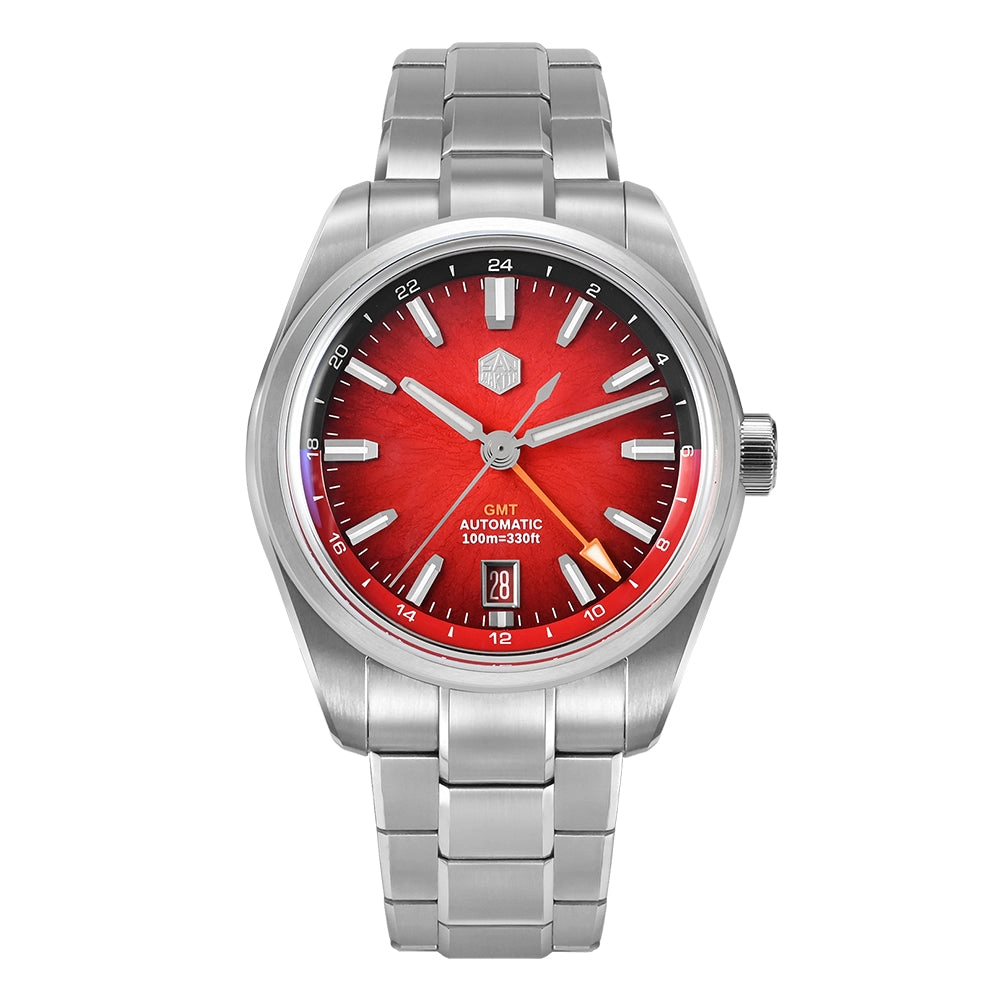 San Martin Miyota 9075 GMT 39mm Watch SN0144
