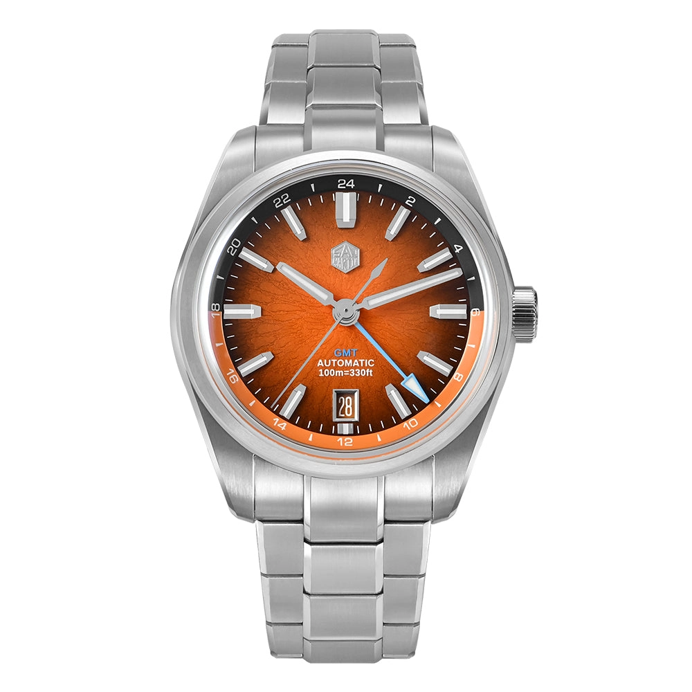 San Martin Miyota 9075 GMT 39mm Watch SN0144