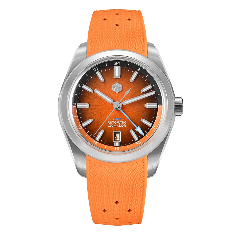 San Martin Miyota 9075 GMT 39mm Watch SN0144