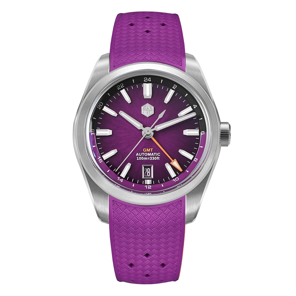 San Martin Miyota 9075 GMT 39mm Watch SN0144