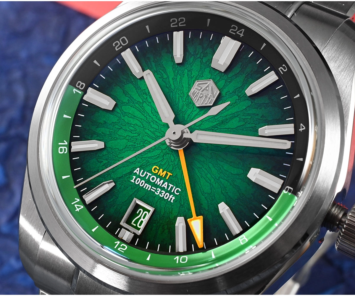 San Martin Miyota 9075 GMT 39mm Watch SN0144