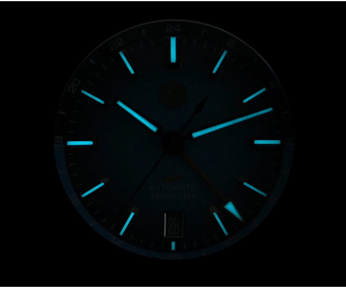 San Martin Miyota 9075 GMT 39mm Watch SN0144