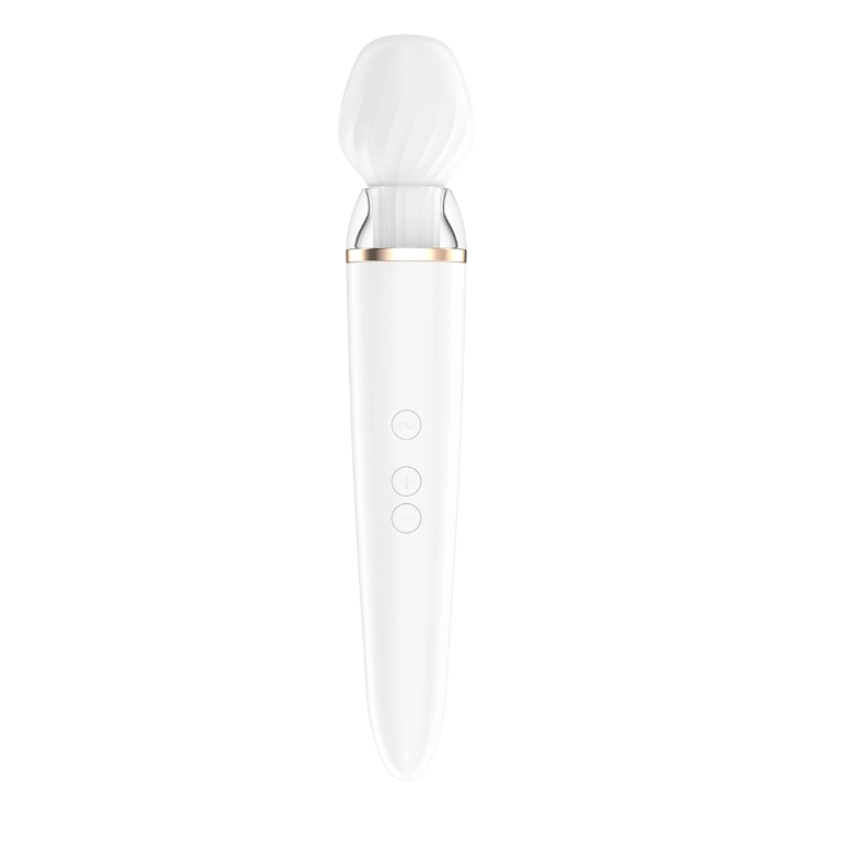 Satisfyer Double Wand-er Unisex Bluetooth Massage Wand & Attachments