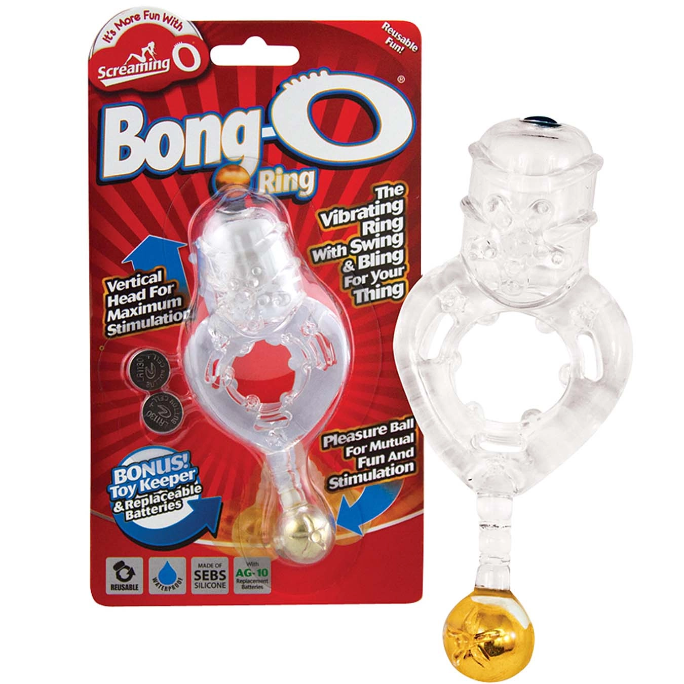 Screaming O Bong-O Ring - Clear