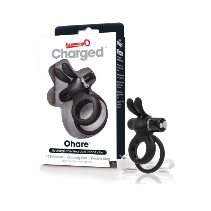 Screaming O CHARGED Ohare Vooom Vibrating Cock Ring With Removable Bullet