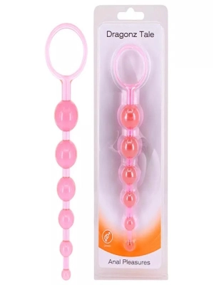 Seven Creations Dragonz Tale Small Anal Beads Pink