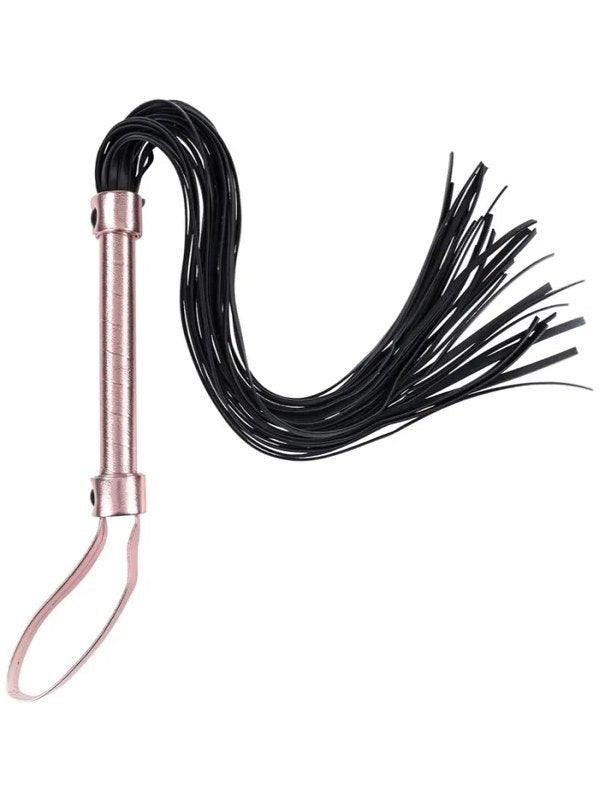 Sex & Mischief Brat Flogger Rose Gold/Black
