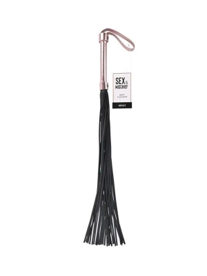 Sex & Mischief Brat Flogger Rose Gold/Black