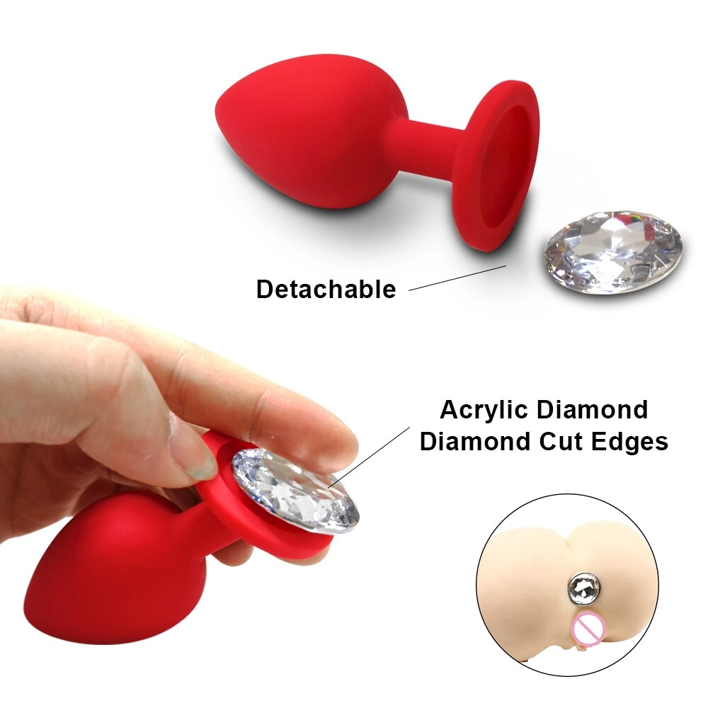 Silicone Anal Plug Vagina Clitoris Bullet Vibrator Erotic Toys Gay Sex Toys for Men Women