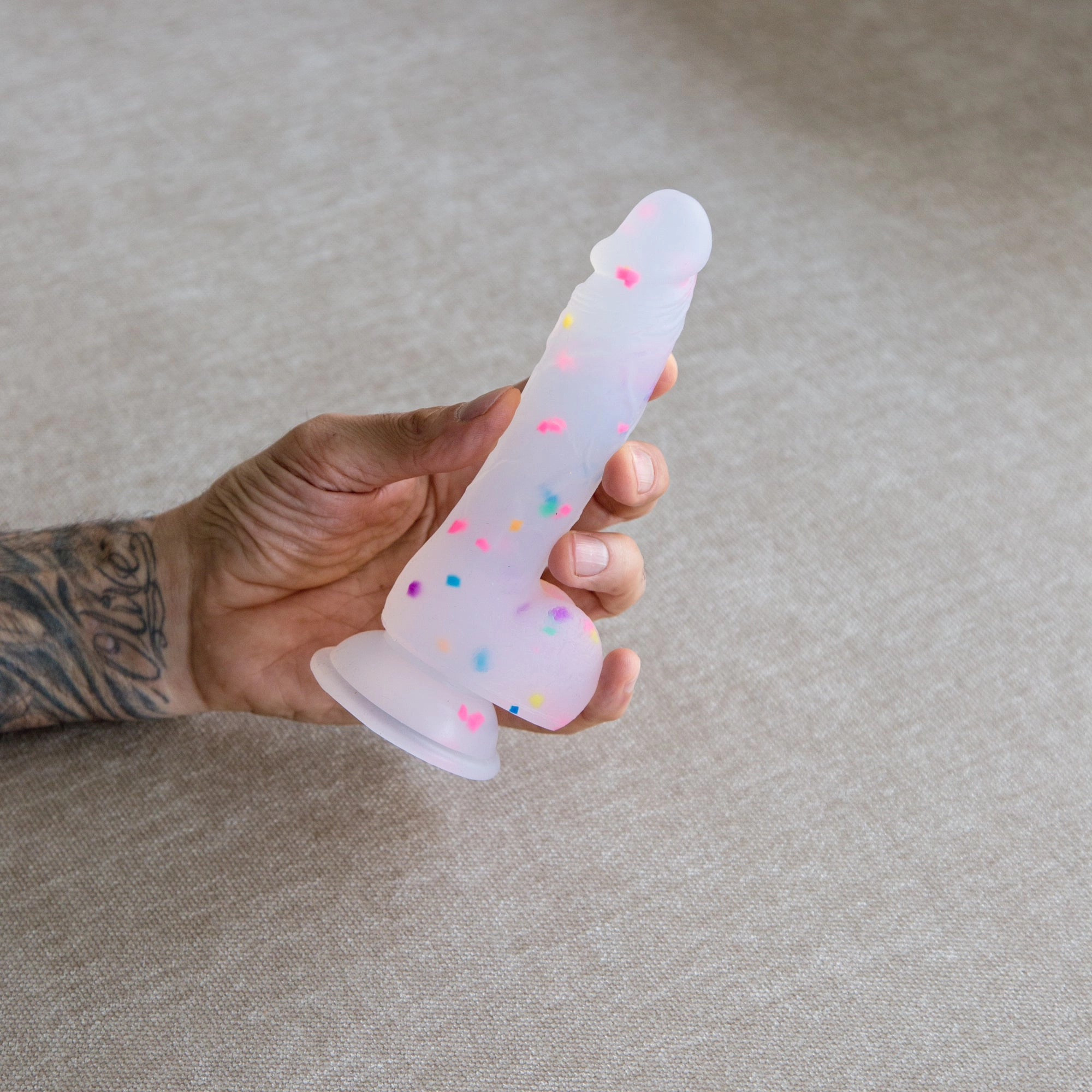 Silicone Confetti Dildo