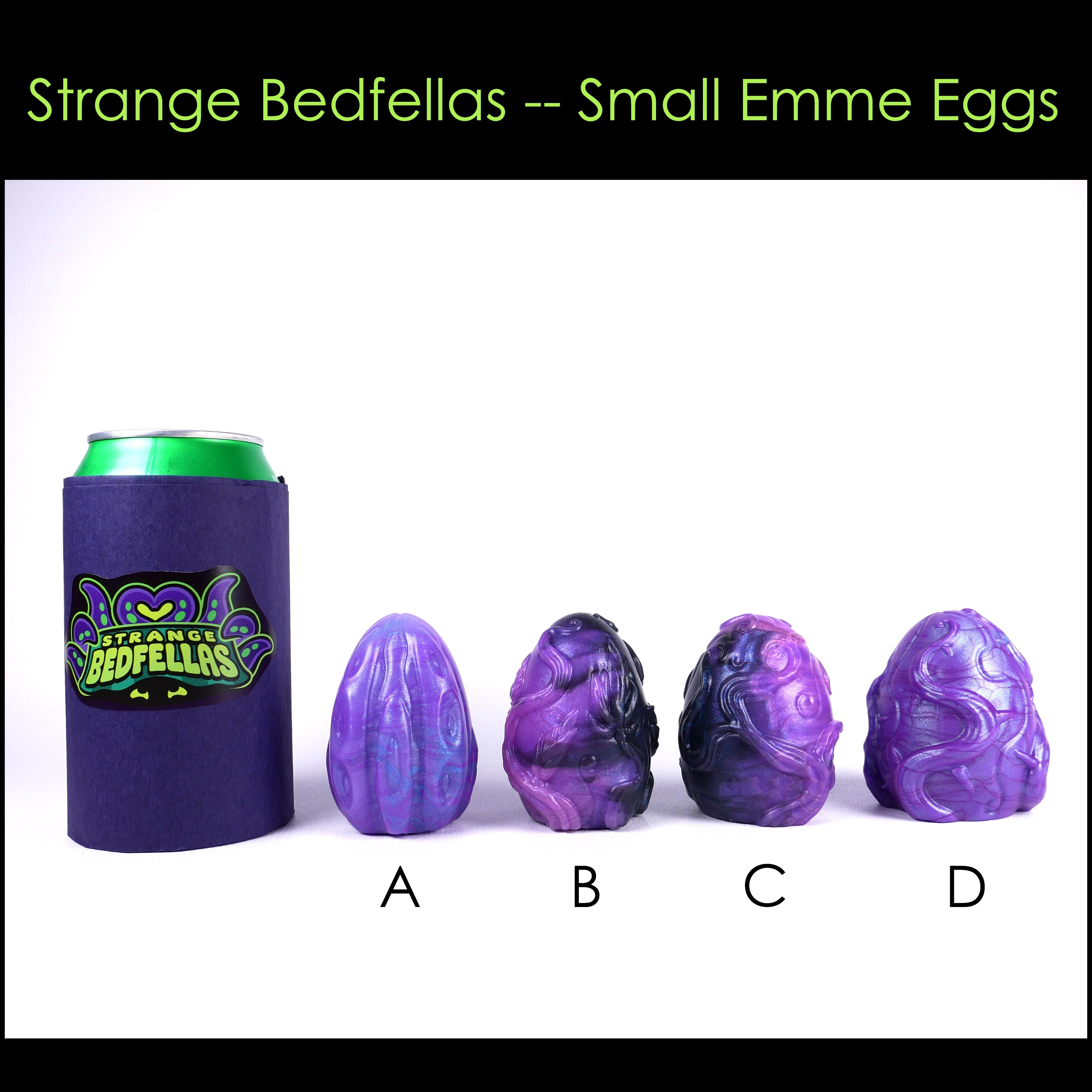 Small Emme Egg Pair -- Soft silicone -- E-1987
