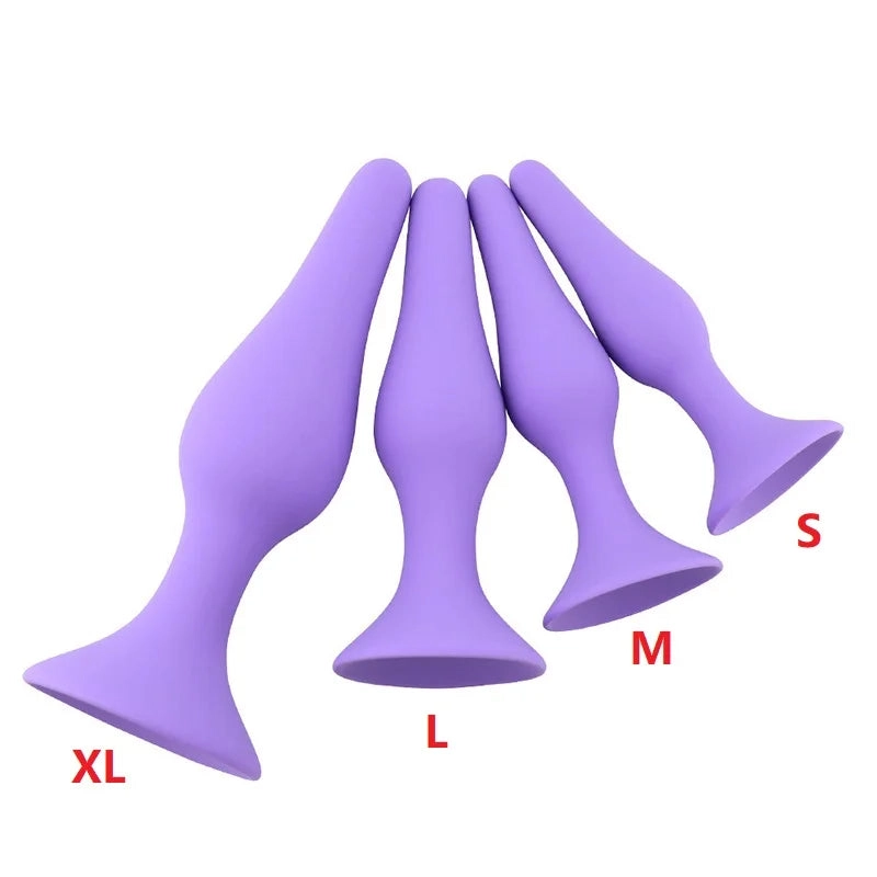 S/M/L/XL Silicone Beginner Butt Plug Anal Plug