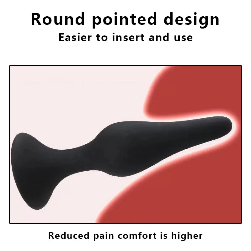 S/M/L/XL Silicone Beginner Butt Plug Anal Plug