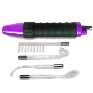 Stockroom Kinklab Neon Wand Electrosex Kit Purple   Adapter